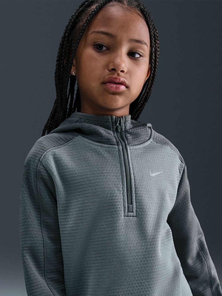 Nike Smoke Grey Therma-FIT Half Zip Training Top - Image 7 of 7 Nike Smoke Grey Therma-FIT Half Zip Training Top - Image 7 of 7