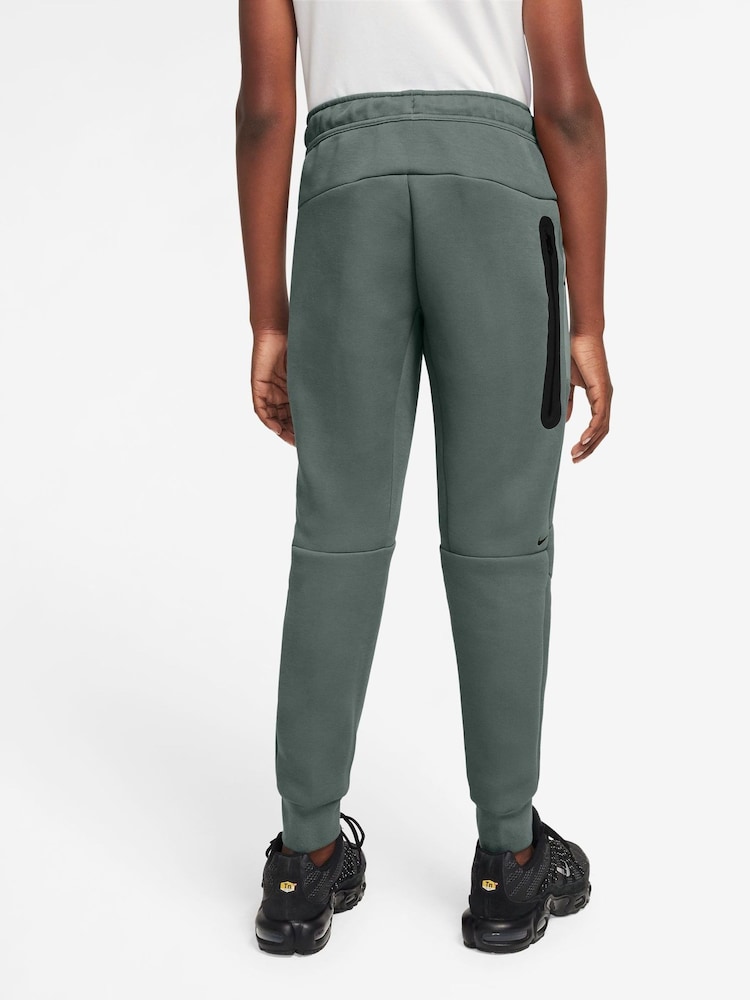Nike Clay Green Tech Fleece Joggers - Image 2 of 3