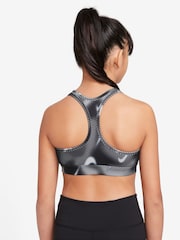 Nike Black Pro Swoosh Sports Bra - Image 2 of 3