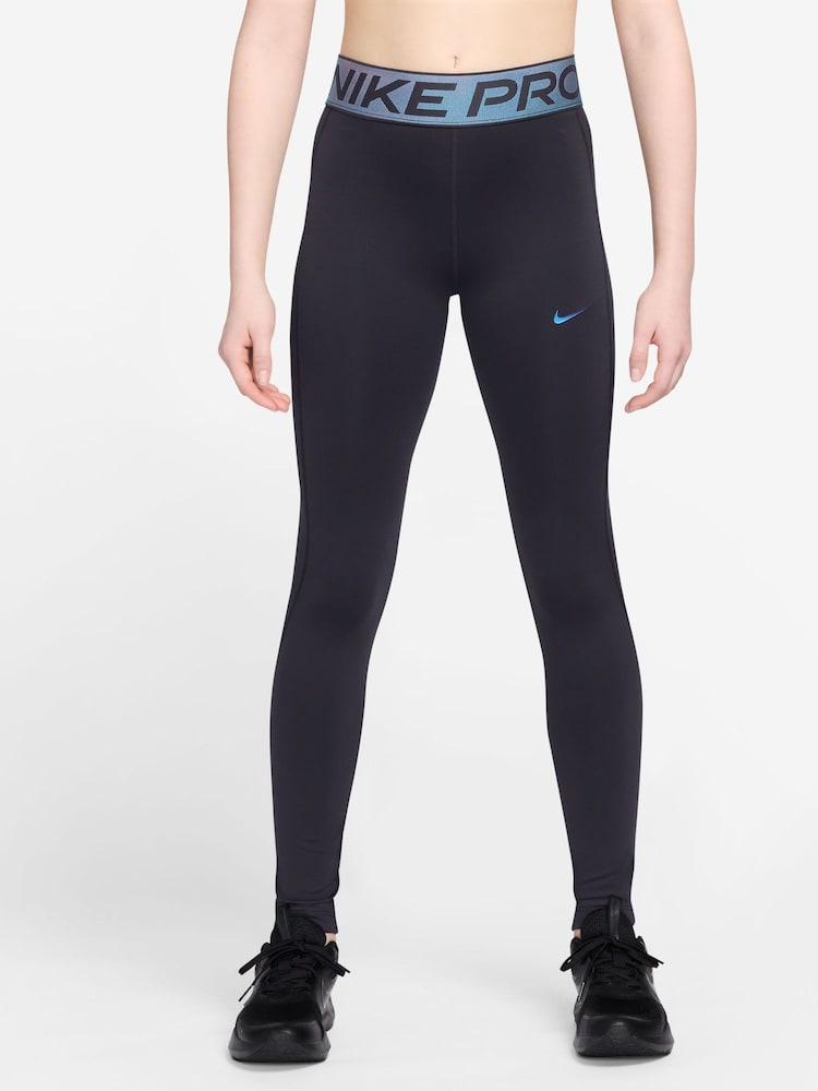 Nike Cave Purple Pro Dri-FIT Leggings - Image 1 of 3