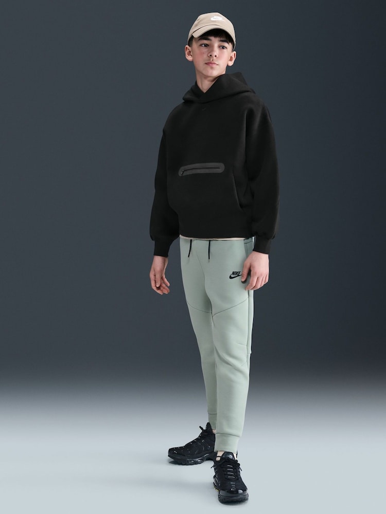 Nike Black Oversized Tech Fleece Hoodie - Image 1 of 5 Nike Black Oversized Tech Fleece Hoodie - Image 1 of 5