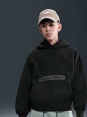 Nike Black Oversized Tech Fleece Hoodie - Image 3 of 5