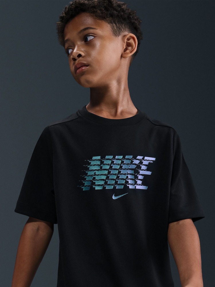 Nike Dri-Fit Multi Bold Logo Short Sleeve T-Shirt - Imagen 3 de 3