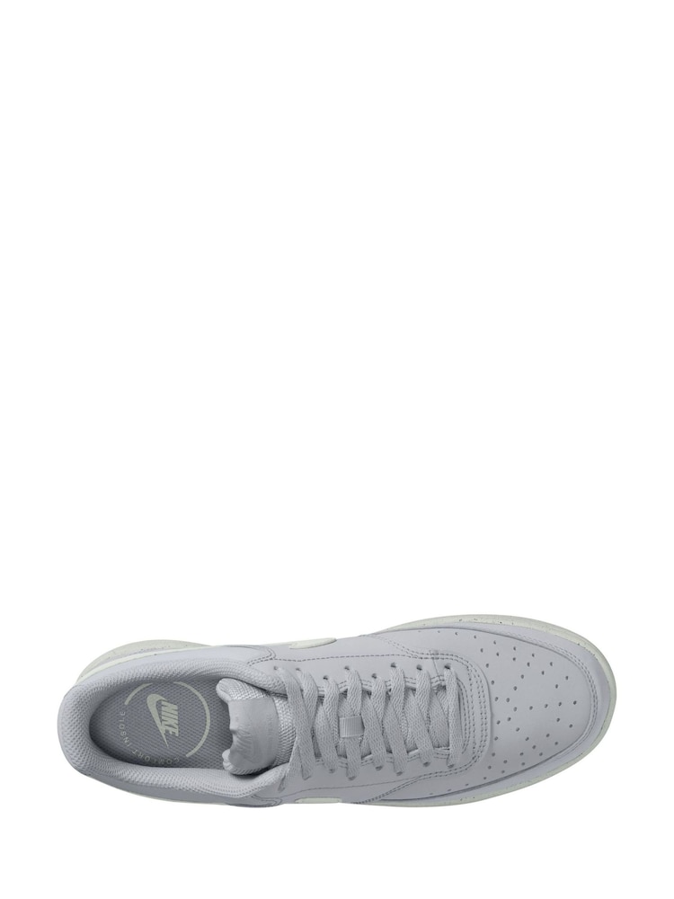 Nike Wolf Grey Summit White Court Vision Low Trainers - Image 4 of 4 Nike Wolf Grey Summit White Court Vision Low Trainers - Image 4 of 4