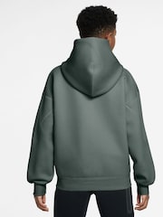 Nike Clay Green Oversized Tech Fleece Hoodie - Image 2 of 3