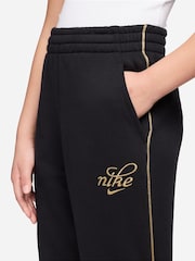 Nike Black Shine Graphic Print Joggers - Image 3 of 3