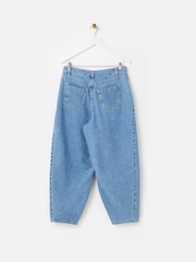 Oliver Bonas Blue Denim Relaxed Barrel Jeans - Image 2 of 5
