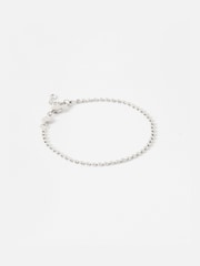 Oliver Bonas Silver Tone Demi Disc Silver Plated Chain Bracelet - Image 1 of 3