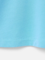 Oliver Bonas Blue 100% Cotton Short Sleeve Sweatshirt - Image 8 of 8