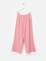 Oliver Bonas Red Gingham Wide Leg Trousers - Image 4 of 8