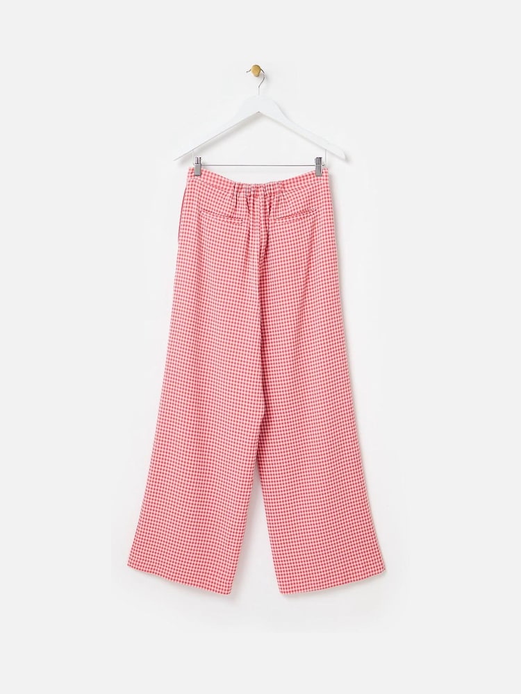 Oliver Bonas geruite broek met wijde pijpen - Image 5 of 8