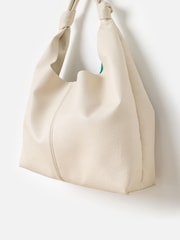 Oliver Bonas Cream Ella Slouch Tote Bag - Image 3 of 5