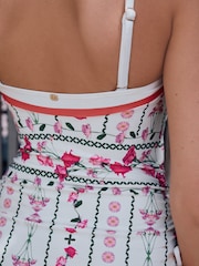 B by Ted Baker Tummy Control Bandeau Swimsuit - Image 5 of 6