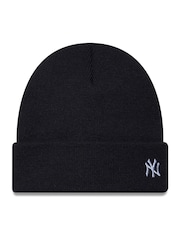 New Era Blue Neyyan  Nvy Mini Logo Cuff Beanie - Image 1 of 2