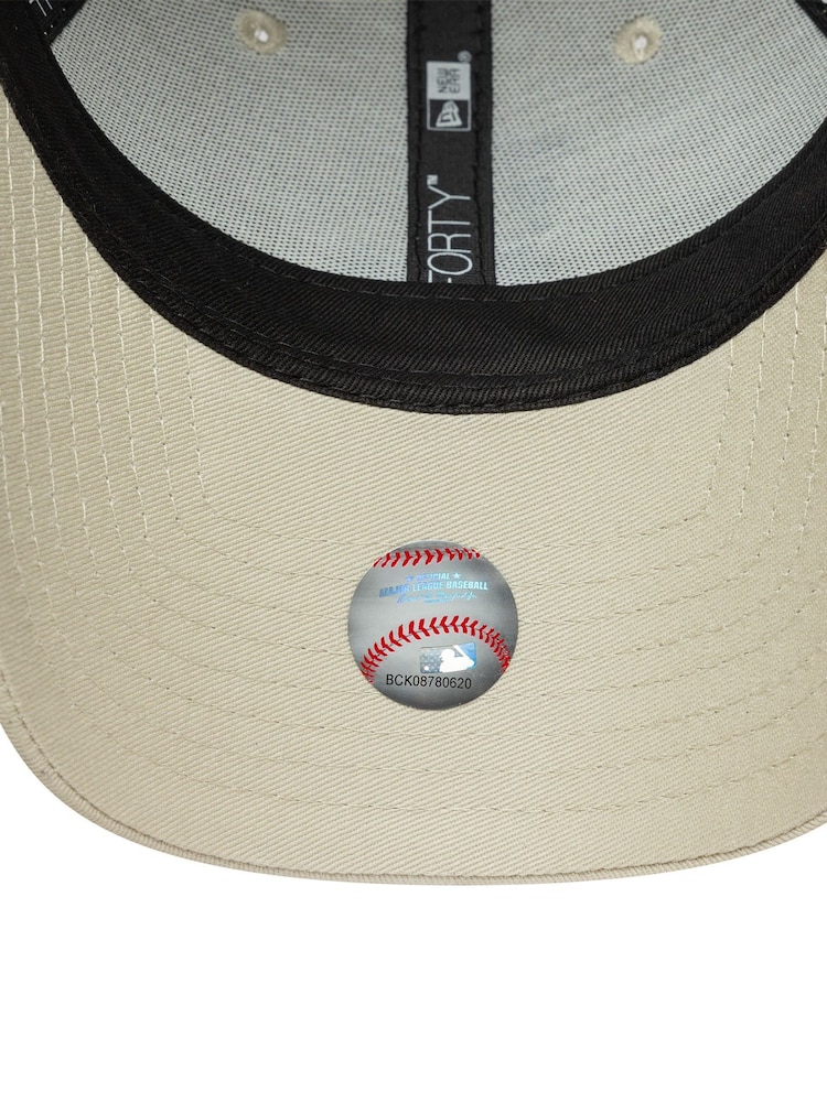 New Era Womens Cream 940 Leopard Print Infill Cap - صورة 5 من 5
