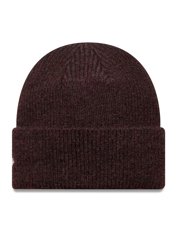 New Era Womens Red Wide Cuff Beanie NY Hat - Image 2 of 2