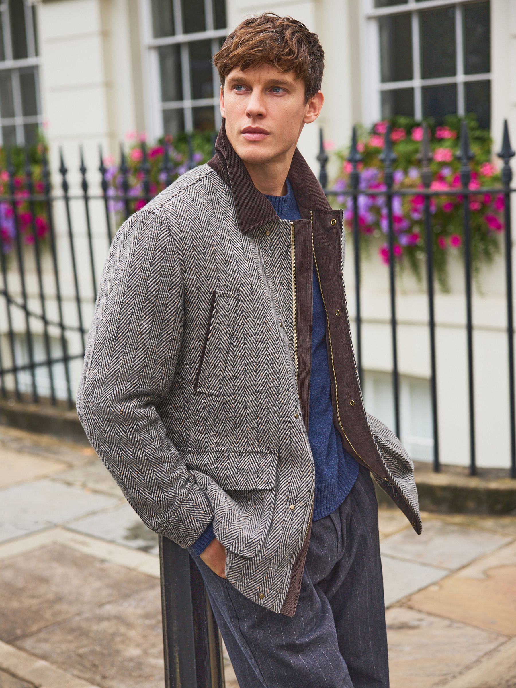 ジャケット・アウター issue things No Collar Coat grey F96262s.jpg