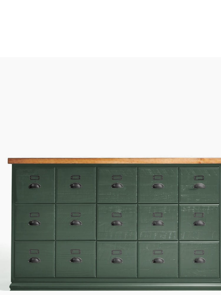 Rockett St George Green Large Apothecary Style Large Sideboard - Image 3 of 3