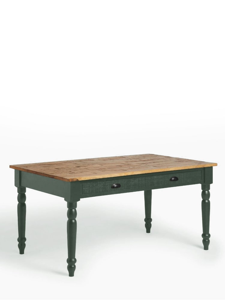 Rockett St George Green Apothecary Style 6 Seater 6 Seater Dining Table - Image 2 of 3