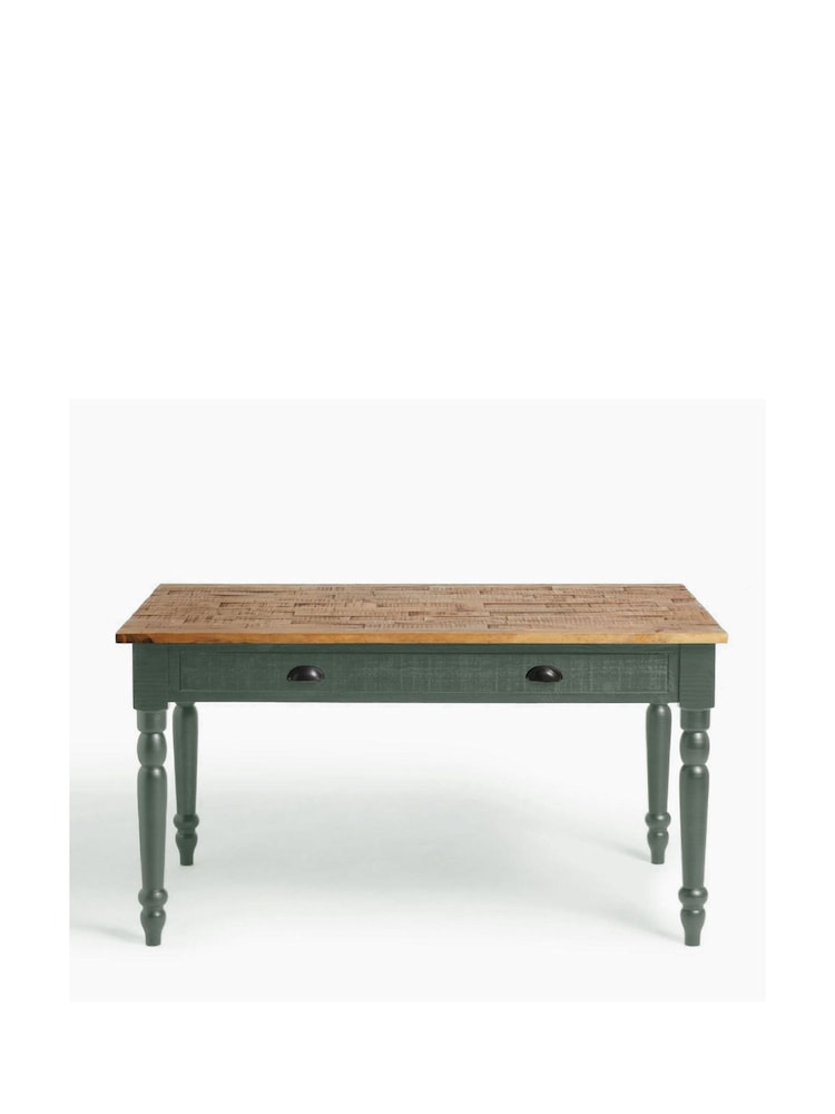 Rockett St George Green Apothecary Style 6 Seater 6 Seater Dining Table - Image 3 of 3