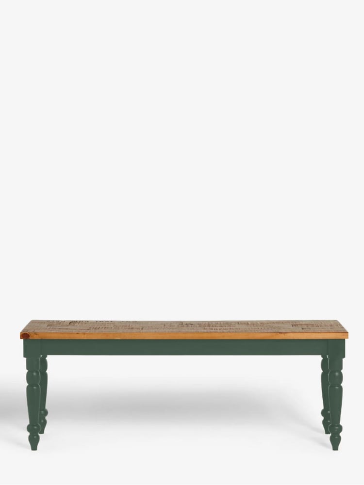 Rockett St George Green Apothecary Style Dining Bench - Image 2 of 4