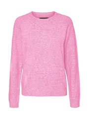 VERO MODA Pink Girls Round Neck Soft Touch Knitted Jumper - Image 4 of 4