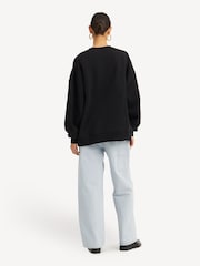 Rotate Black Heavy Crewneck 100% Cotton Sweater - Image 2 of 5