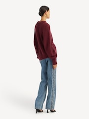 Rotate Red Light Knit Logo Sweater - Image 2 of 5