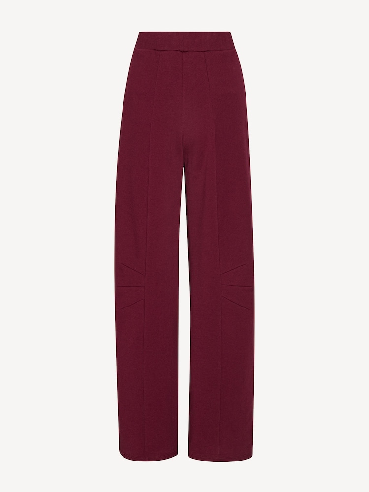 Rotate Red Terry Back 100% Cotton Joggers - Image 5 of 5