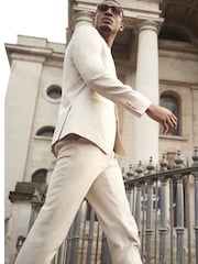 River Island Cream Suit Trousers - Image 2 of 6