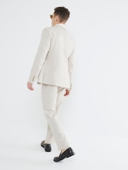 River Island Cream Suit Trousers - Image 4 of 6