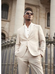 River Island Cream Suit Jacket - Image 1 of 6