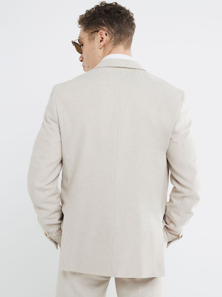 River Island Cream Suit Jacket - Image 6 of 6