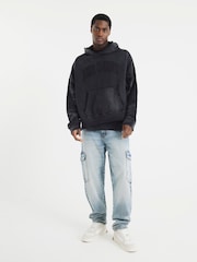 River Island Blue Cargo Relaxed Jeans - Image 1 of 6