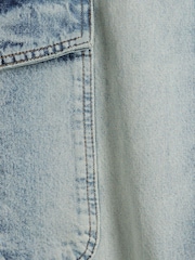 River Island Blue Cargo Relaxed Jeans - Image 6 of 6
