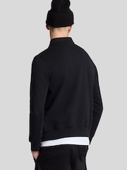 Lyle & Scott Black Softshell Hybrid Track Jacket - Image 2 of 4