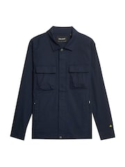 Lyle & Scott Blue Ripstop Overshirt - Image 5 of 5