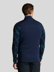 Lyle & Scott Blue Hybrid Quilted Golf Gilet - Image 3 of 5