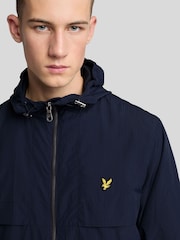 Lyle & Scott Blue Lightweight Ripstop Jacket - Image 4 of 5