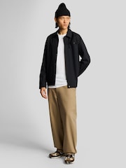 Lyle & Scott Black Tech Twill Overshirt - Image 3 of 5
