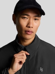 Lyle & Scott Grey Nylon Emblem Coach Jacket - Image 4 of 5