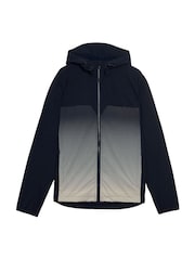 Lyle & Scott Blue Gradient Colour Block Jacket - Image 5 of 5