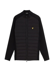 Lyle & Scott Black Hybrid Quilted Full Zip Golf Jacket - Image 5 of 5