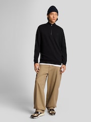 Lyle & Scott Black Tailored Zip Through Overshirt - Image 2 of 5