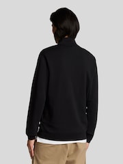 Lyle & Scott Black Tailored Zip Through Overshirt - Image 3 of 5