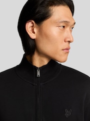 Lyle & Scott Black Tailored Zip Through Overshirt - Image 4 of 5