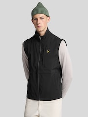 Lyle & Scott Black Softshell Gilet - Image 1 of 5