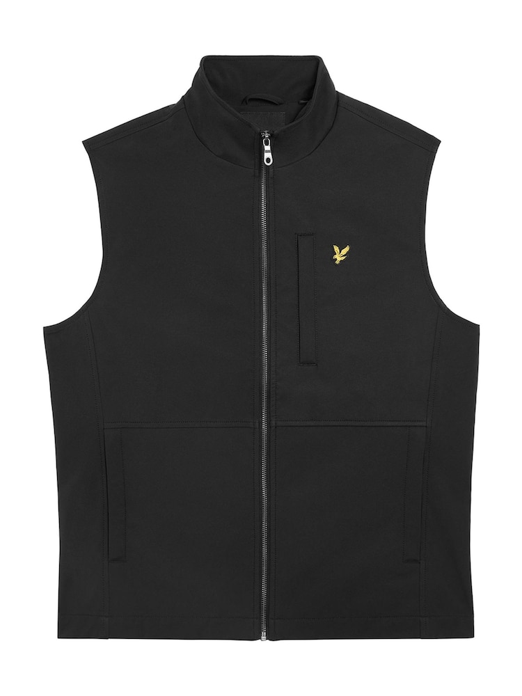 Lyle & Scott Black Softshell Gilet - Image 5 of 5