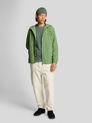 Lyle & Scott Green Zip Through Hooded Jacket - Image 3 of 5