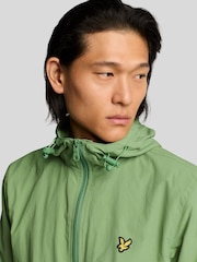 Lyle & Scott Green Zip Through Hooded Jacket - Image 4 of 5